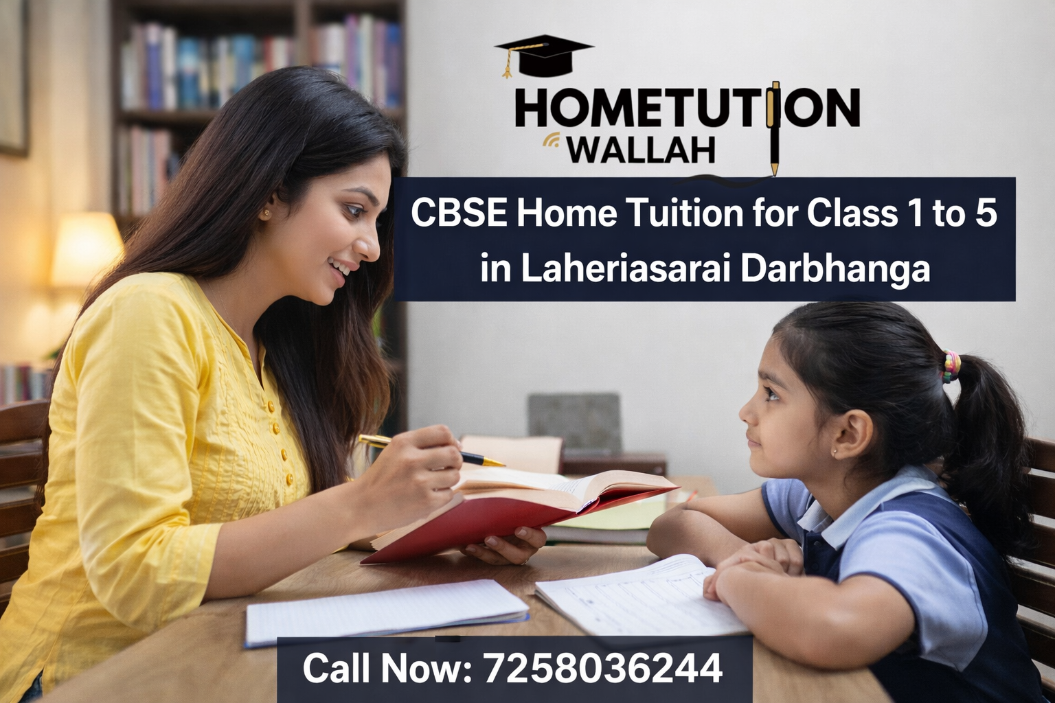 CBSE Home Tuition for Class 1 to 5 in Laheriasarai Darbhanga – HomeTution Wallah